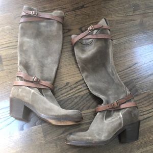 Frye Jane Strappy Boots